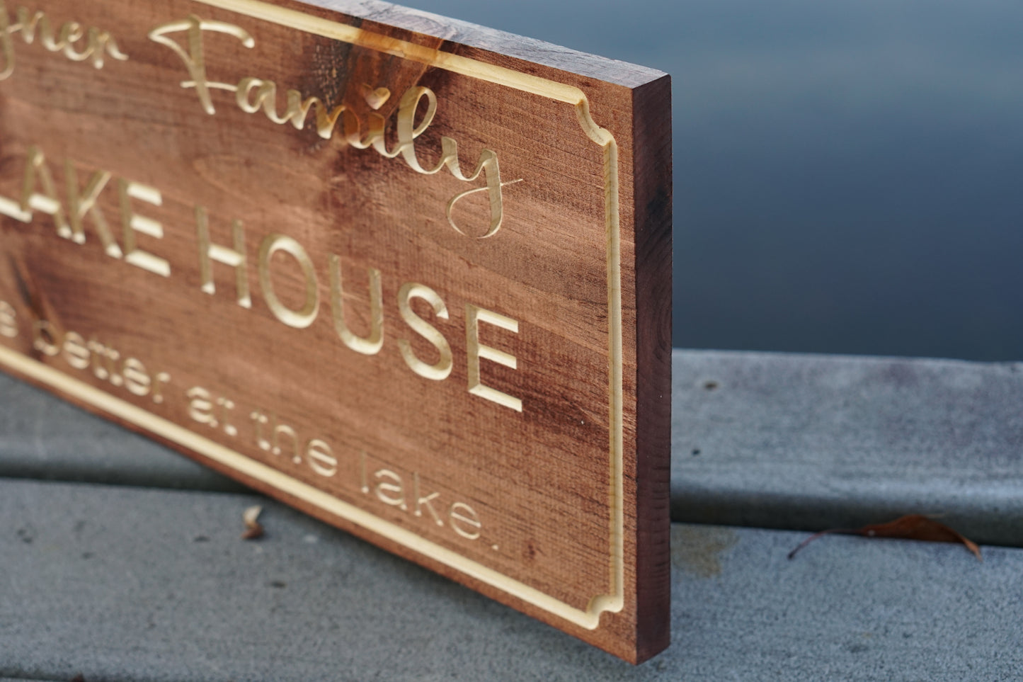 Custom Family Name with Sailboat