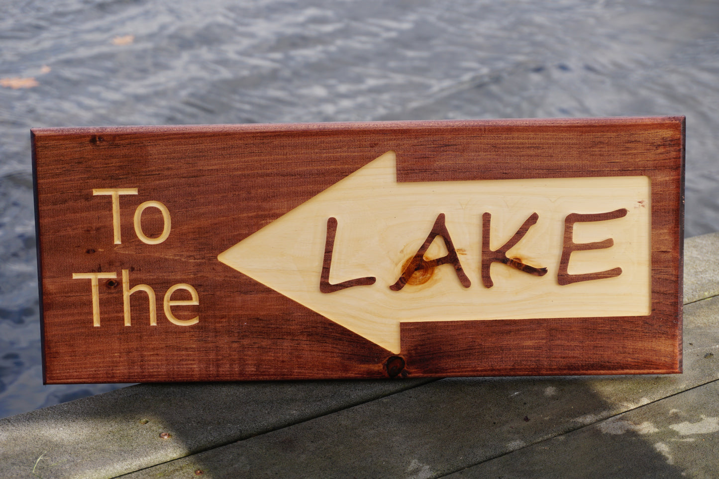 To The Lake Left Arrow