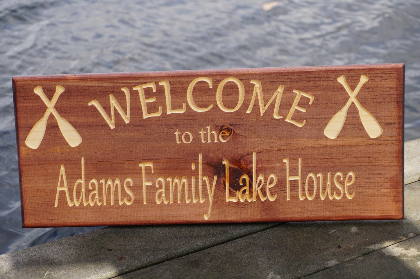 Custom Family Name Welcome Sign