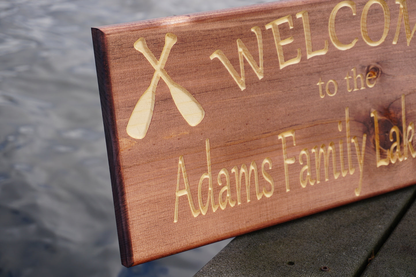 Custom Family Name Welcome Sign