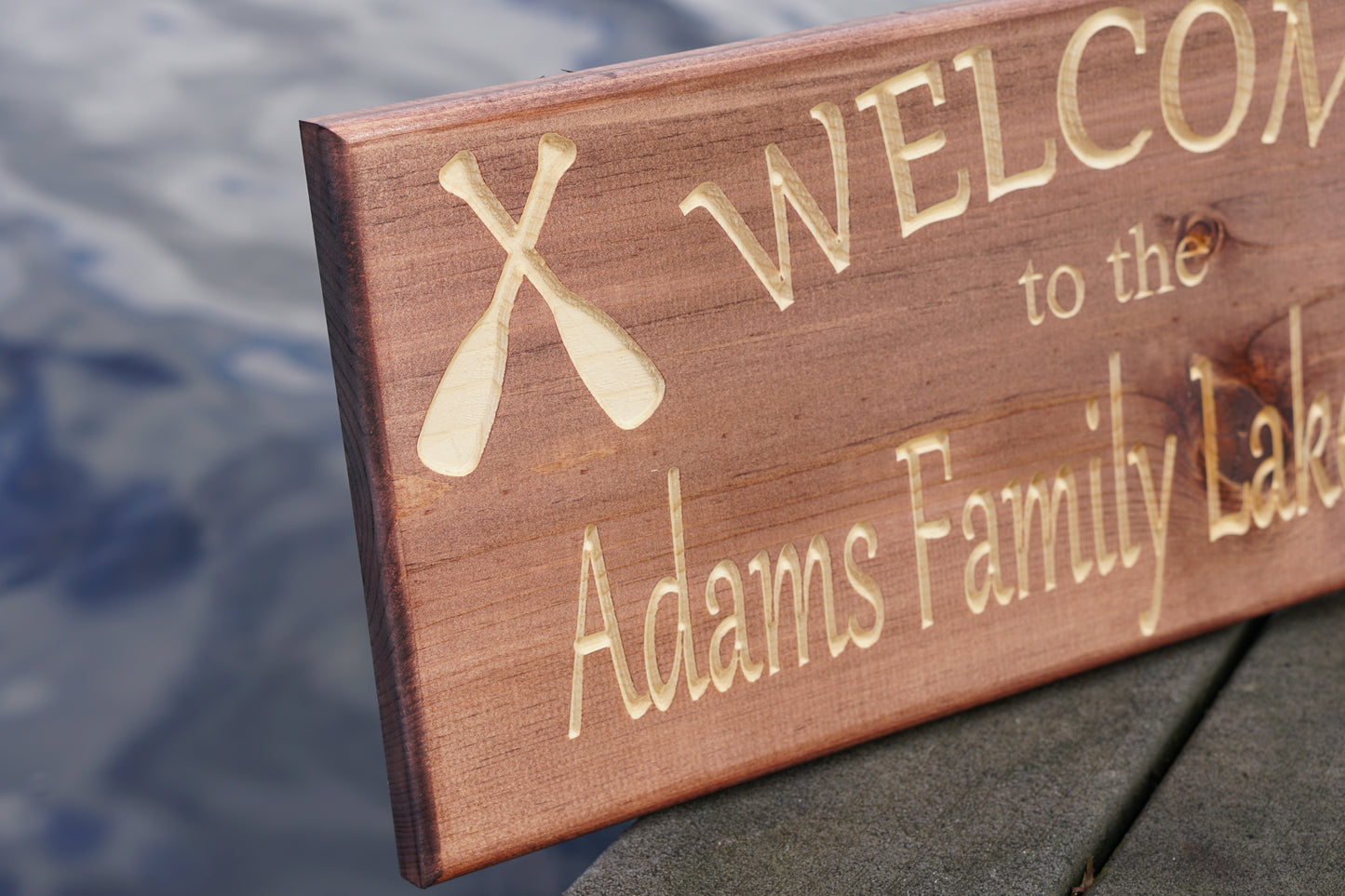 Custom Family Name Welcome Sign